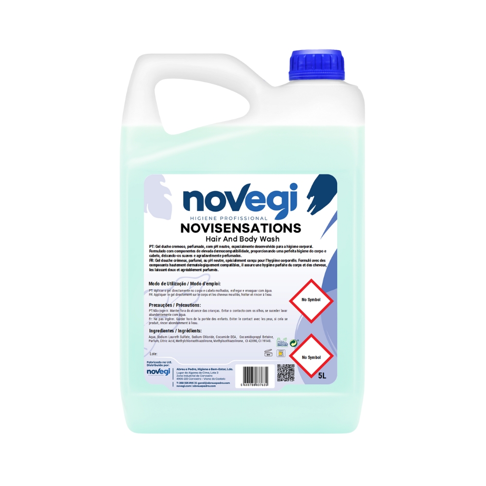 Novisensations – Champô e Gel de Banho 5L